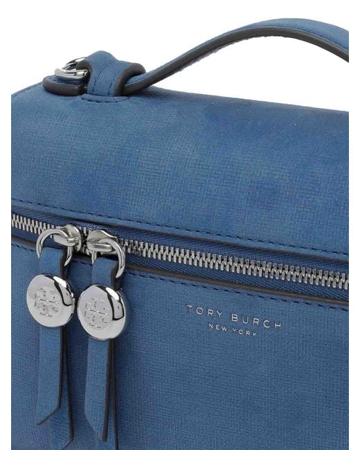 Tory Burch Blue Slim Romy Crossbody Bag