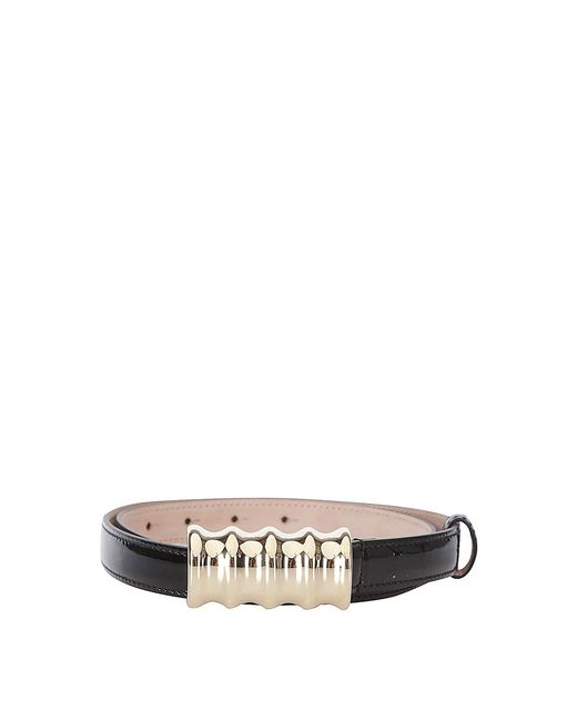 Khaite White Julius Belt Small (20Mm)