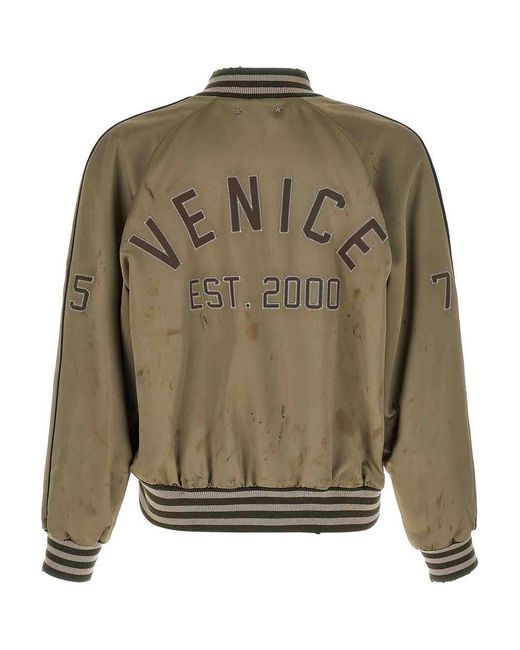 Golden Goose Deluxe Brand Green 'Journey' Bomber Jacket for men