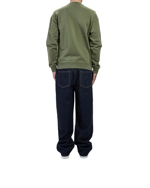 Moschino Green Dqm Sweatshirt for men