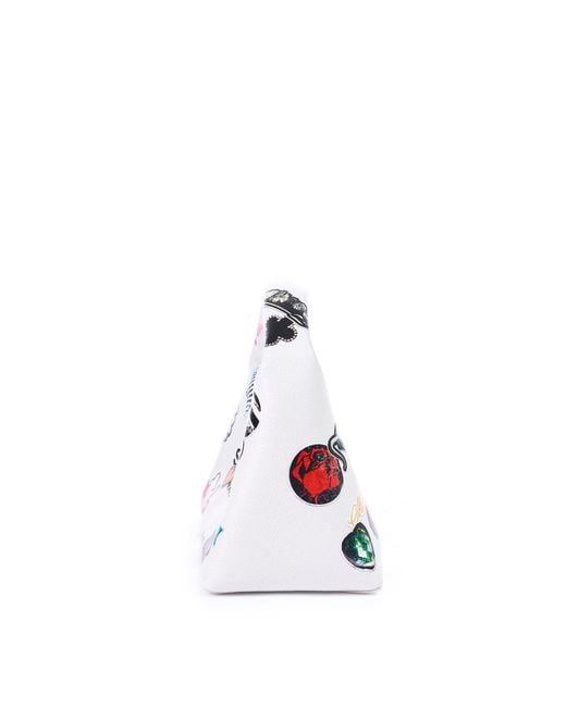 Marc Jacobs White The Sticker Mini Sack