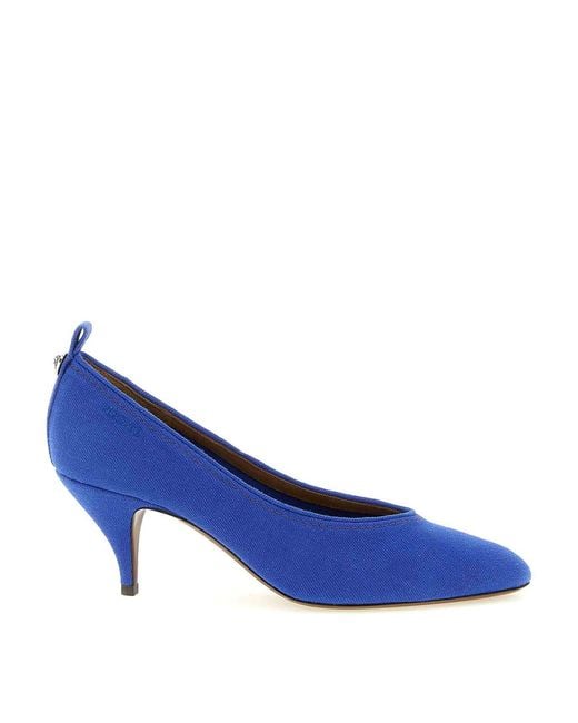 Versace Blue Tina Pumps
