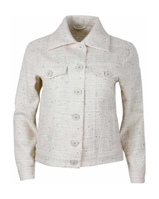 Eleventy Gray Casual Jacket