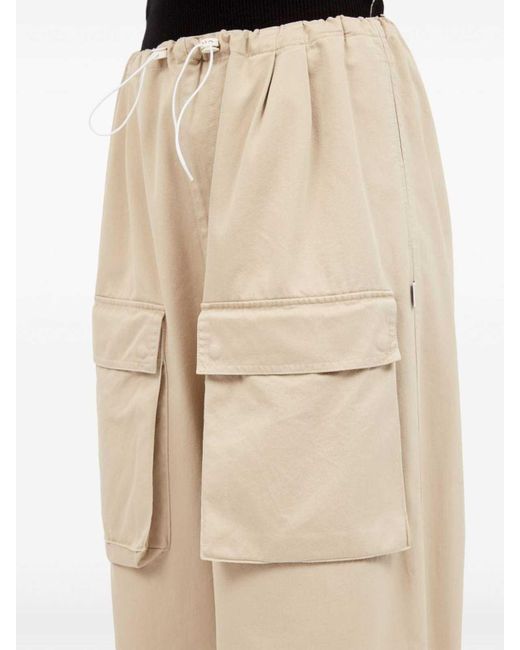 MM6 by Maison Martin Margiela Natural Cargo Casual Trousers