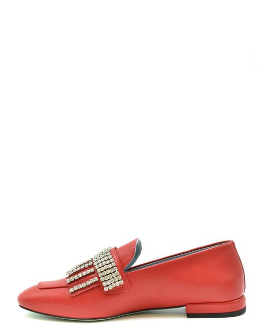 Chiara Ferragni Red Moccasins
