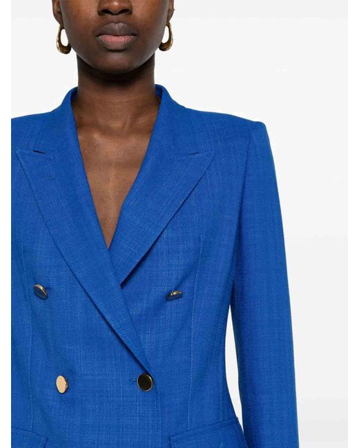 Tagliatore Blue Double-breasted Jacket