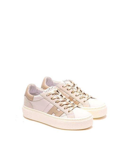 Hogan Pink Crosswind Sneakers