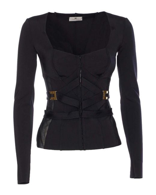 Elisabetta Franchi Blue Jacket