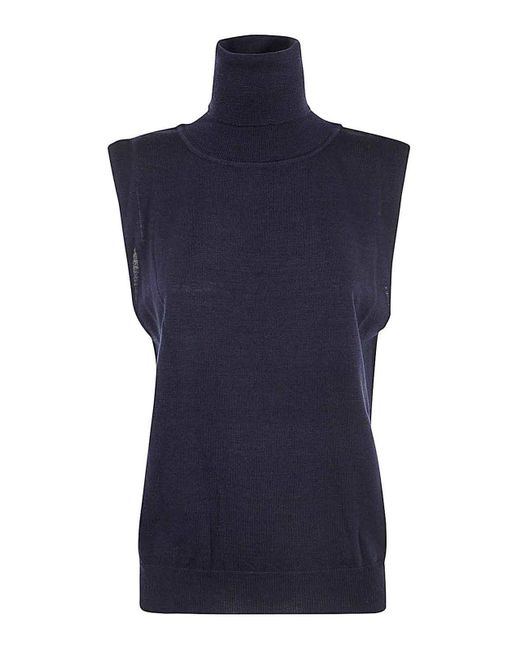 Liviana Conti Blue Gilet