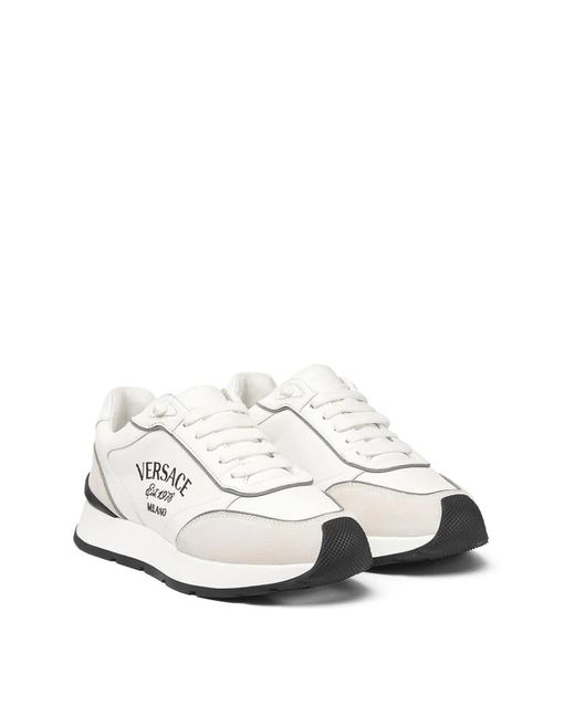 Versace White Logo Sneakers