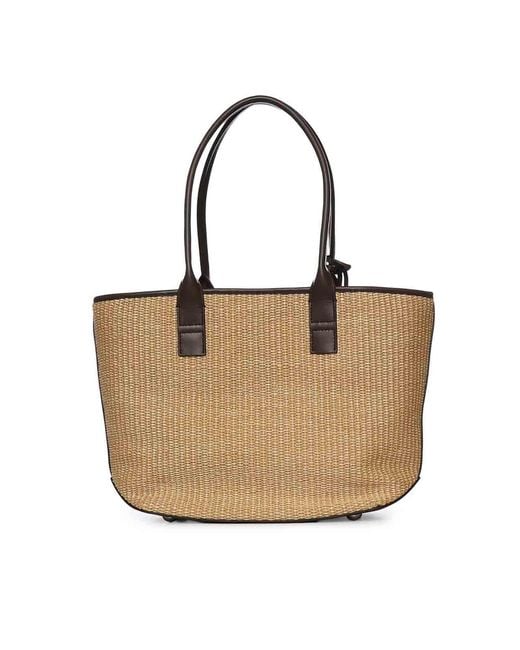 Hogan Natural Address Small Shopping Bag