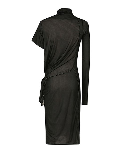 Maison Margiela Black Midi Dress