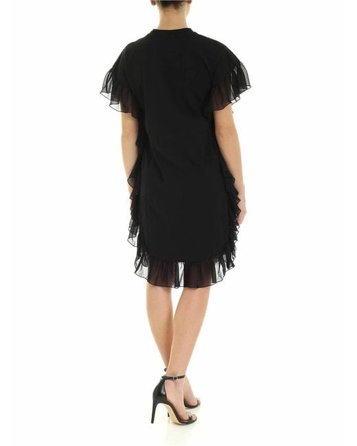 See By Chloé Black Ruffled Dress