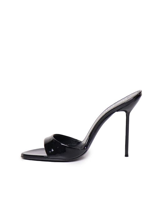 Paris Texas Black Mules
