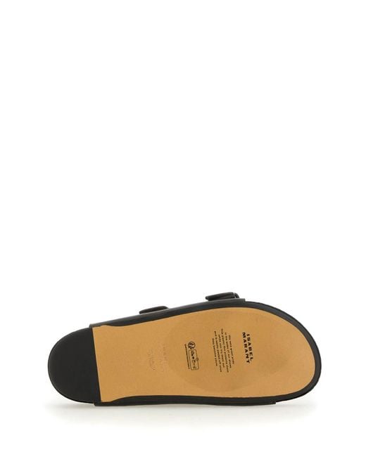 Isabel Marant Black Lennyo Sandals