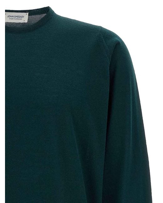 John Smedley Green Marcus Sweater for men