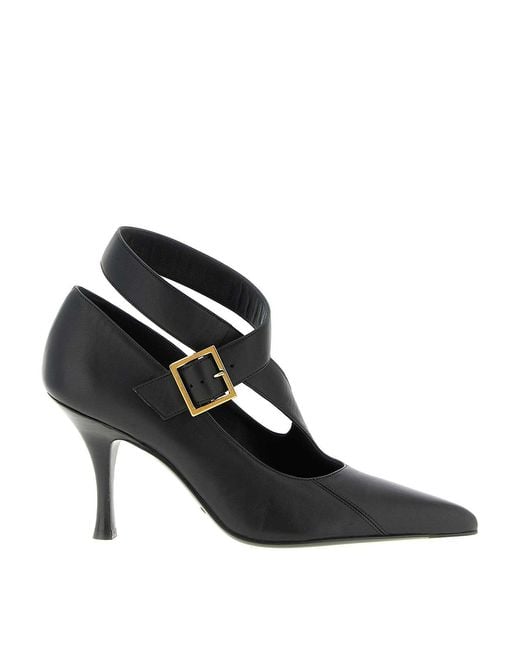 Khaite Black Sloan Pumps