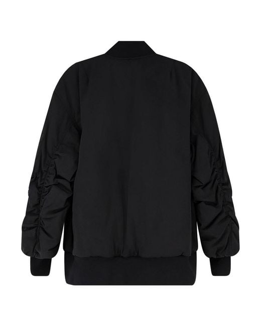 Dolce & Gabbana Black Nylon Jacket With Wrinkled Effect