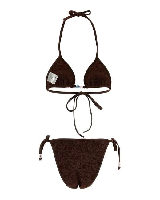 Hunza G White Gina' Bikini