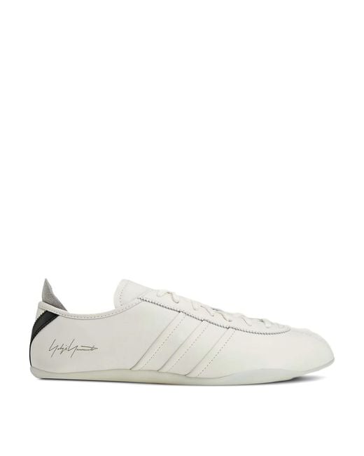 Y-3 White Low-Top Fabric Sneakers for men