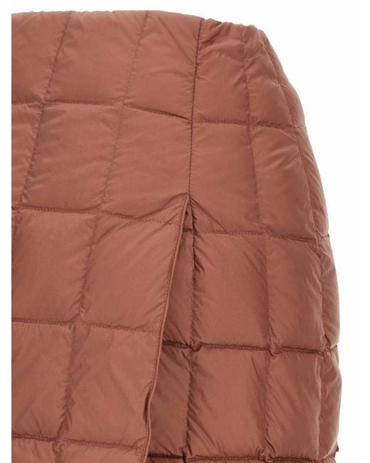 Ienki Ienki Brown Mini Plahta Skirt