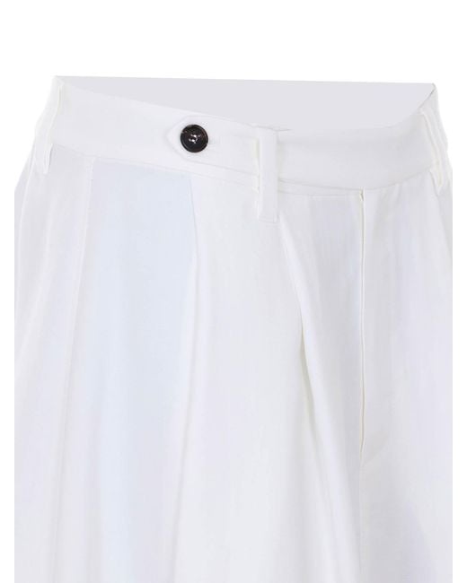 Brunello Cucinelli White Skirt