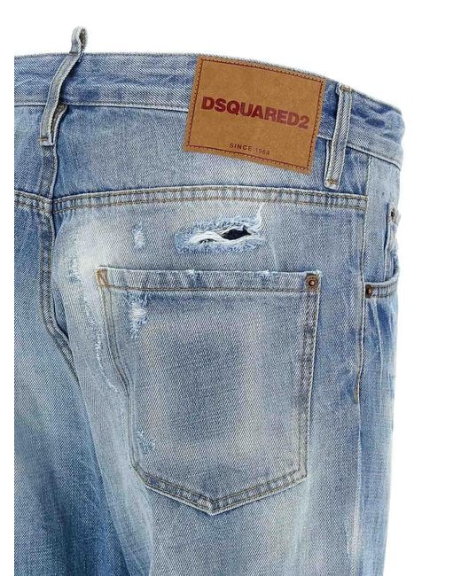 DSquared² Blue Teddy Jeans for men