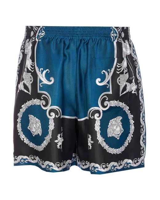 Versace Blue Shorts for men