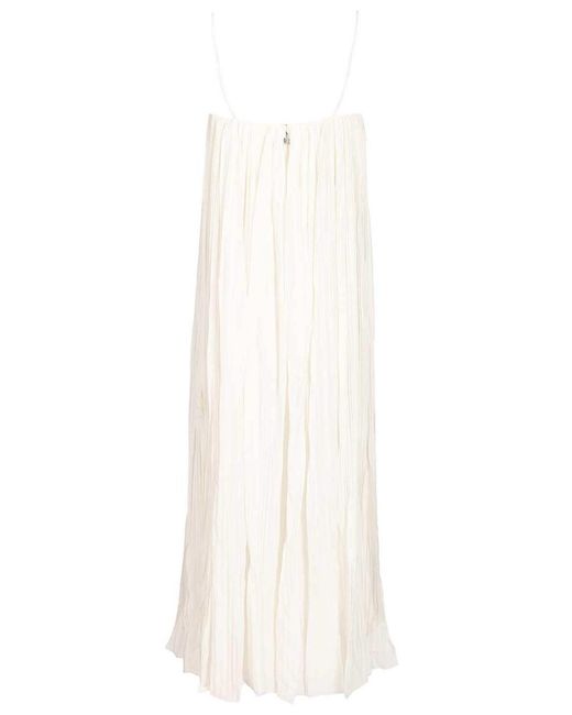 ROTATE BIRGER CHRISTENSEN White Midi Dress