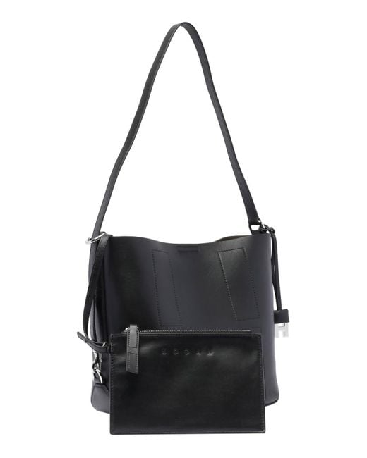 Hogan Black Hocket Hobo Bag