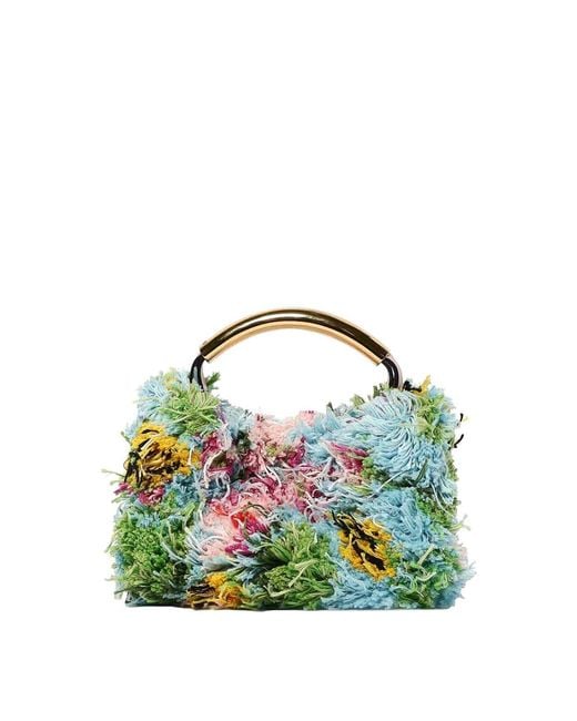 Moschino Green Flower Power Bag