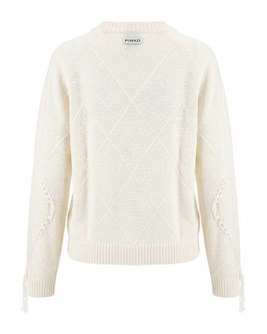 Pinko White Berna Pull
