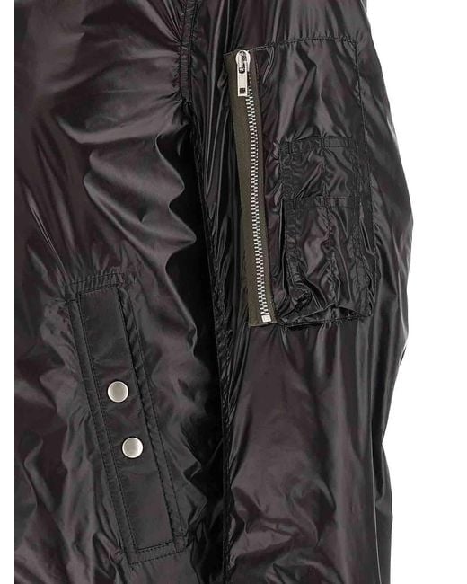 Rick Owens Black 'classic Flight' Bomber Jacket for men
