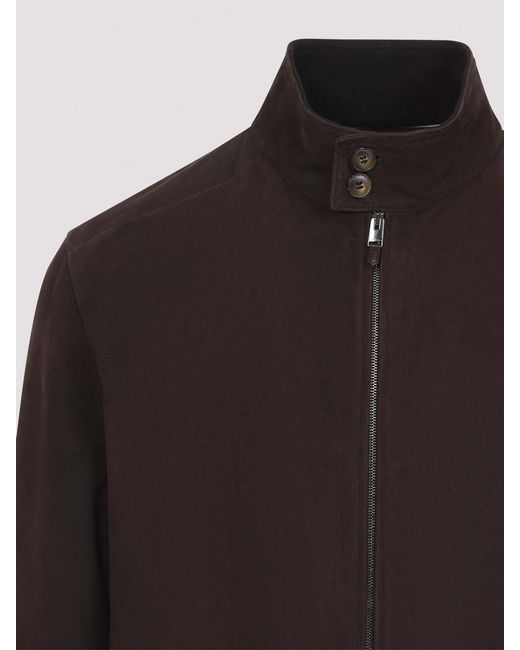 Canali Black Outerwear Jacket for men