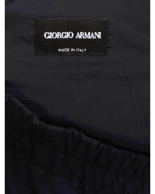 Giorgio Armani Blue Elasticated Waist Trousers for men