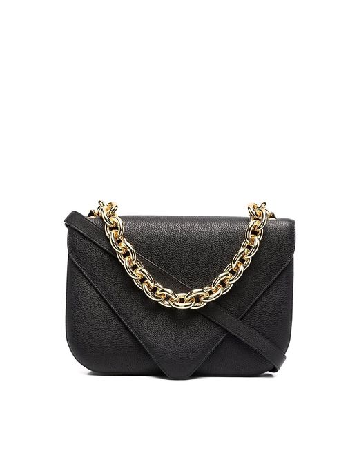 Bottega Veneta Black Hammered Leather Bag