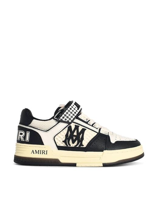 Amiri Black Ma Skyline Leather Sneakers for men