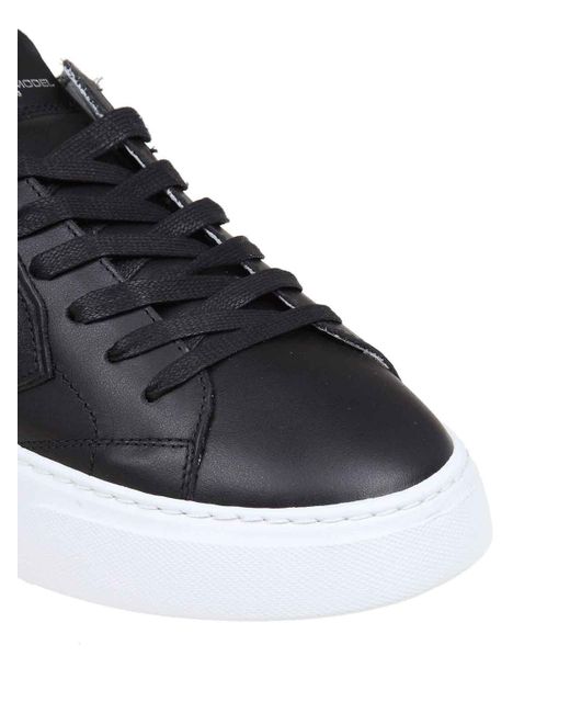 Philippe Model Black Temple Sneakers for men