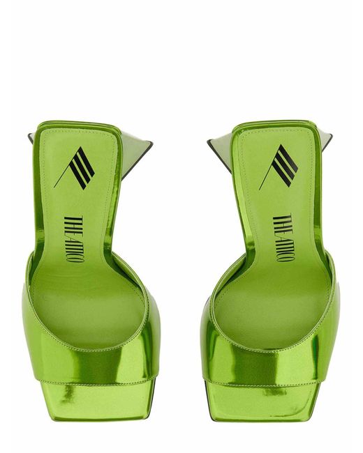 The Attico Green Devon Mules