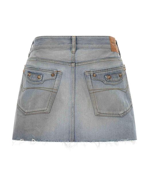 Balenciaga Gray City Skirt
