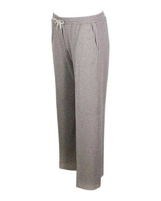 Barba Napoli Gray Trousers