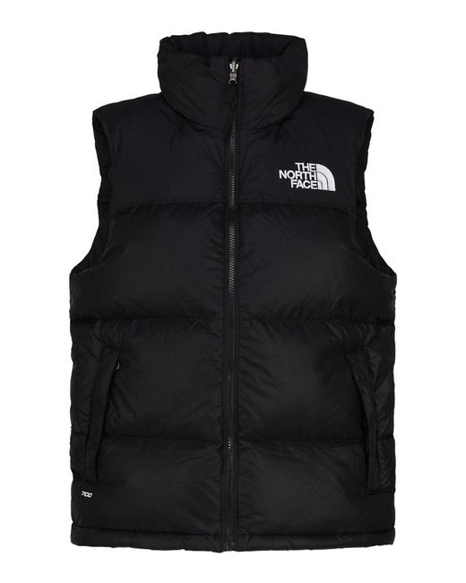 The North Face Black Retro Nuptse Vest for men