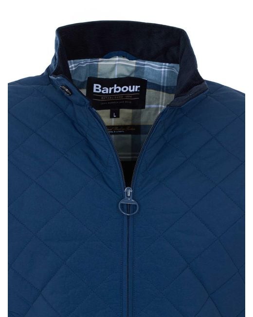 Barbour Blue Tyneside Quilted Jacket for men