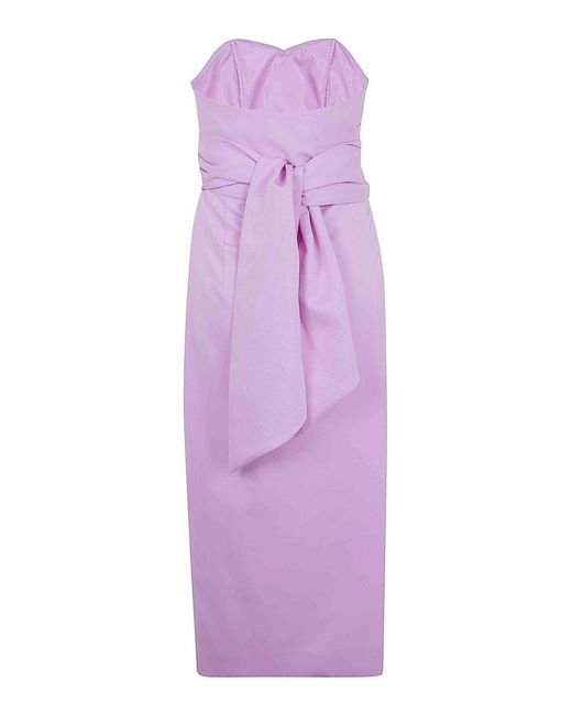 Essentiel Antwerp Purple Juror Bustier Dress