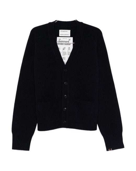 Extreme Cashmere Blue Cashmere Cardigan