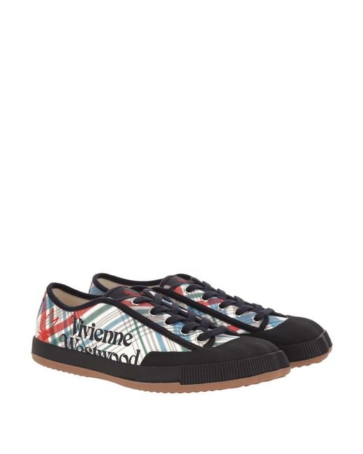 Vivienne Westwood White Anymal Gym Low Top for men