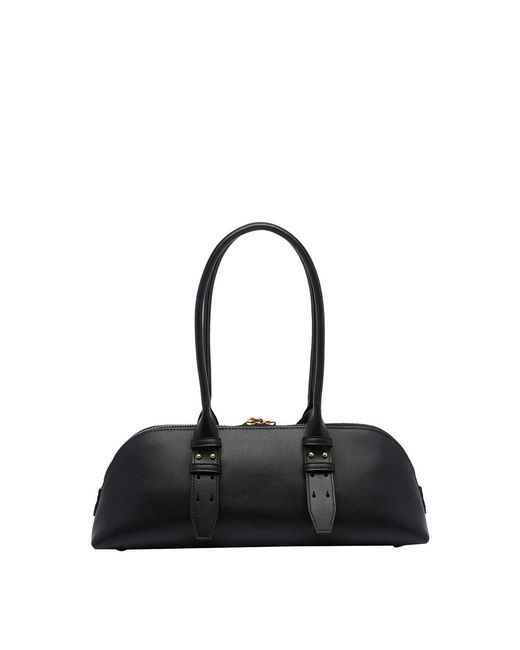 Pinko Black Escape Bag Horizontal Large Shoulder Bag