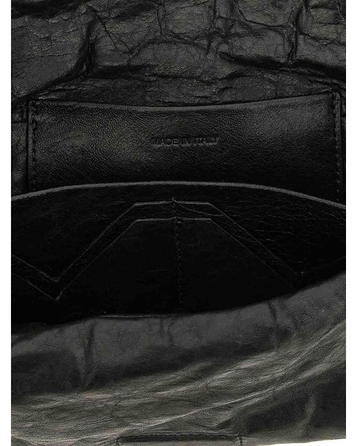 Rick Owens Black Baguette' Clutch