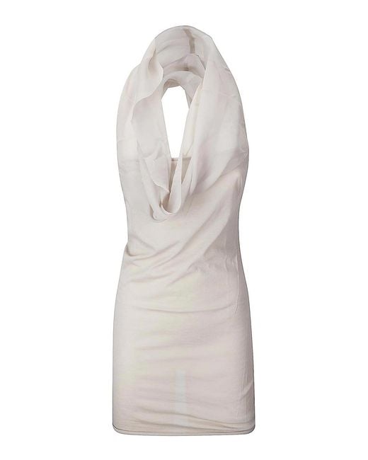 Rick Owens White Sunburn Halter