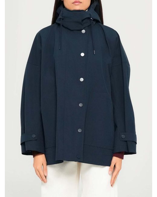 Max Mara Blue Rain Coat